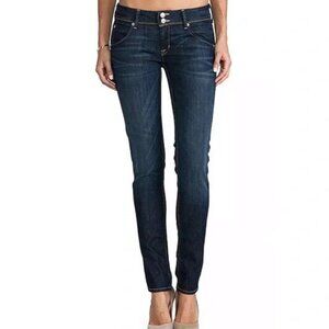 Hudson Collin Flap Skinny Jeans, Indigo, Size 27